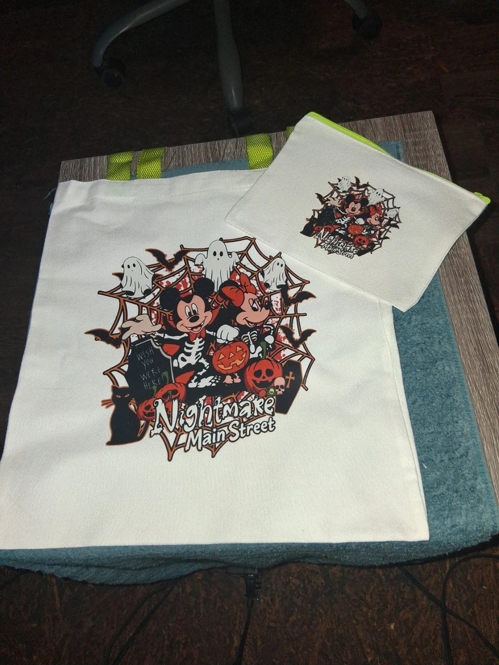 Nightmare Main Street Tote & Make Up Bag